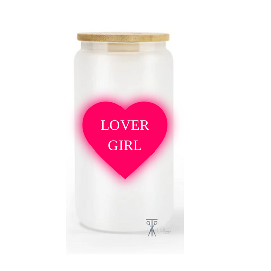 Lover Girl 16oz. Glass Cup